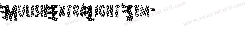MulishExtraLight Sem字体转换